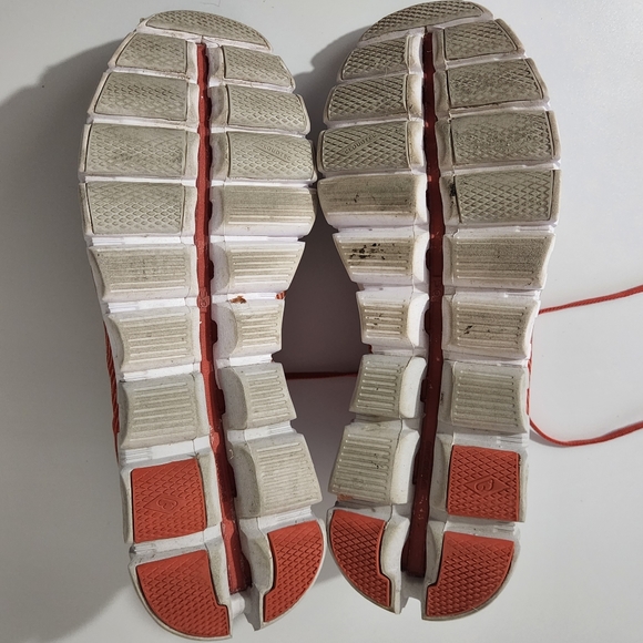 On Cloud Rust/Rose Cloudflow Running Shoes Size 10. - Picture 16 of 16